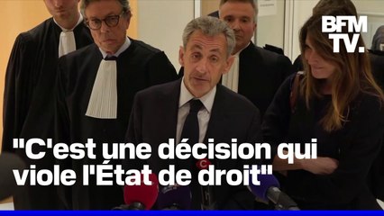 Deux jours après sa condamnation, Nicolas Sarkozy sort du silence