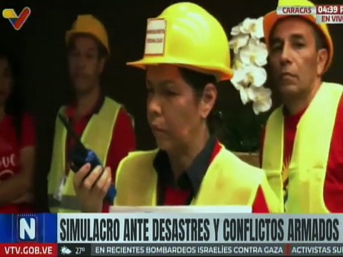 Presidente de la AN Jorge Rodríguez participó en el Simulacro Nacional de Protección Civil en PDVSA