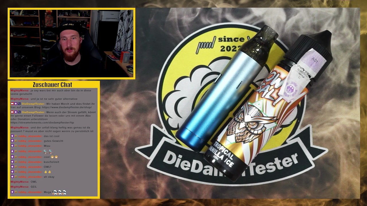 OWL Salt Tropical Vanilla Ice Aroma Geschmackstest