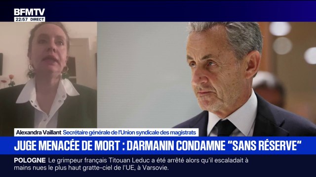 Magistrate menacée après la condamnation de Sarkozy: Nous sommes inquiets , déclare Alexandra Vaillant, secrétaire générale de l'Union syndicale des magistrats