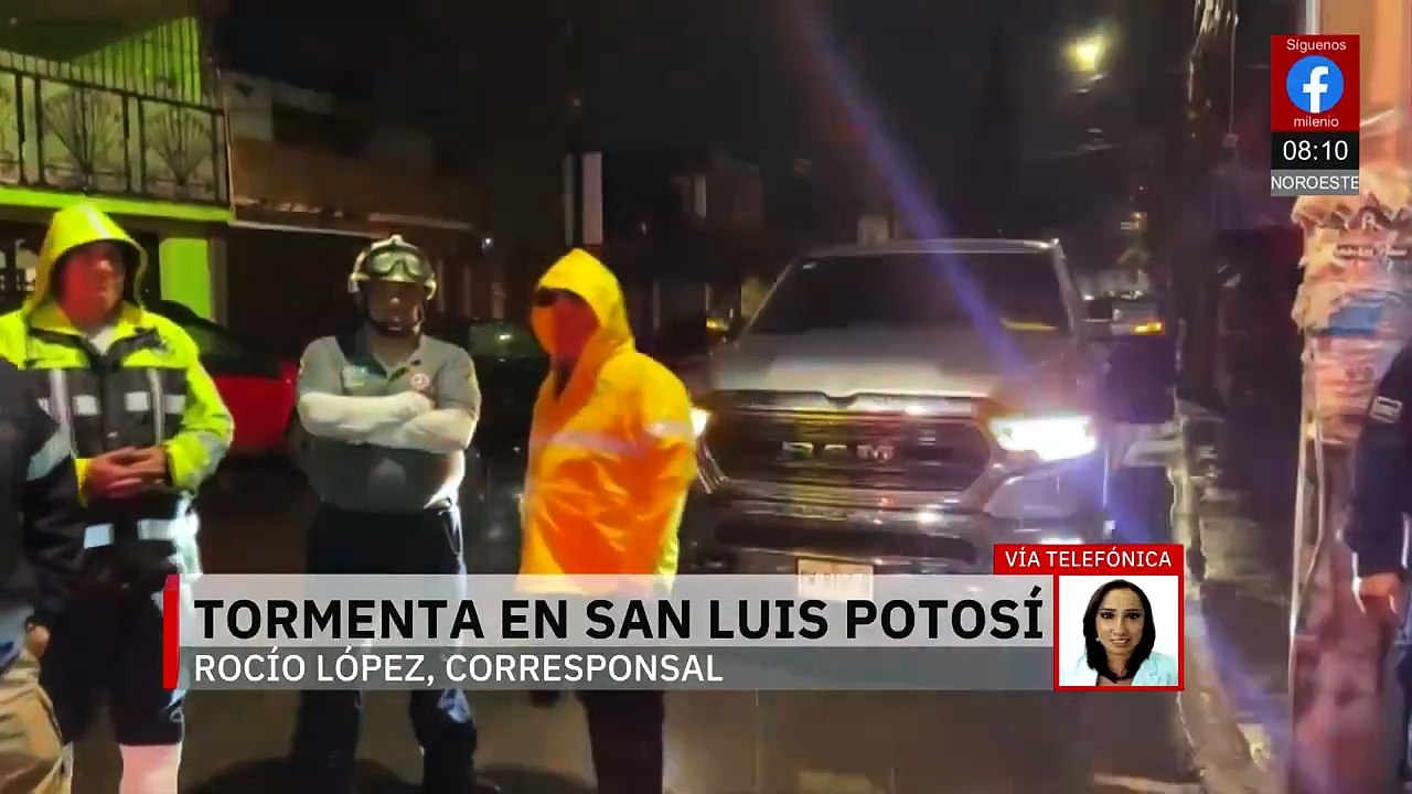 Tormenta en San Luis Potosí provoca inundacione...