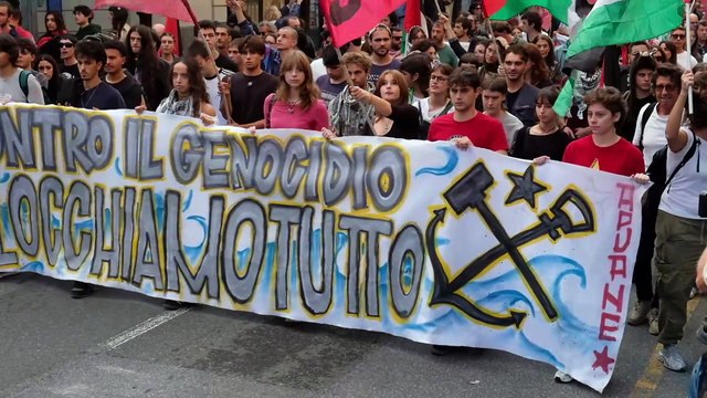 Spezia, oltre mille persone in corteo per Gaza