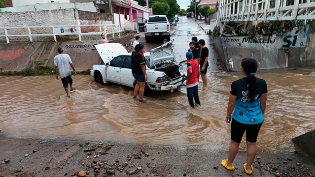 Sinaloa: Masivas inundaciones provocadas por lluvias extremas en Culiacán