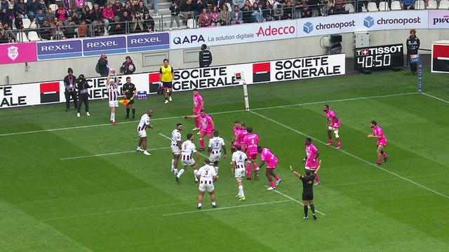 TOP 14 - Essai de Cameron WOKI (UBB) - Stade Français Paris - Union Bordeaux-Bègles