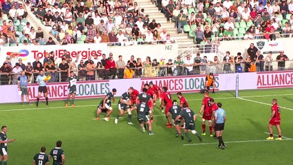 TOP 14 - Essai de Lucas REY (SP) - Section Paloise - LOU Rugby