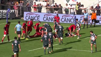 TOP 14 - Essai de Reece HEWAT (SP) - Section Paloise - LOU Rugby