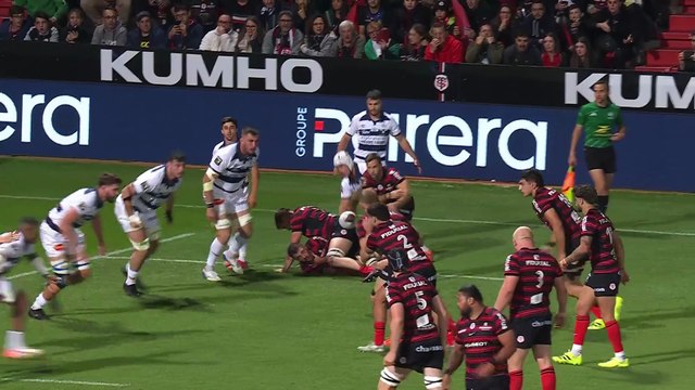 TOP 14 - Essai de Théo NTAMACK 2 (ST) - Stade Toulousain - Castres Olympique