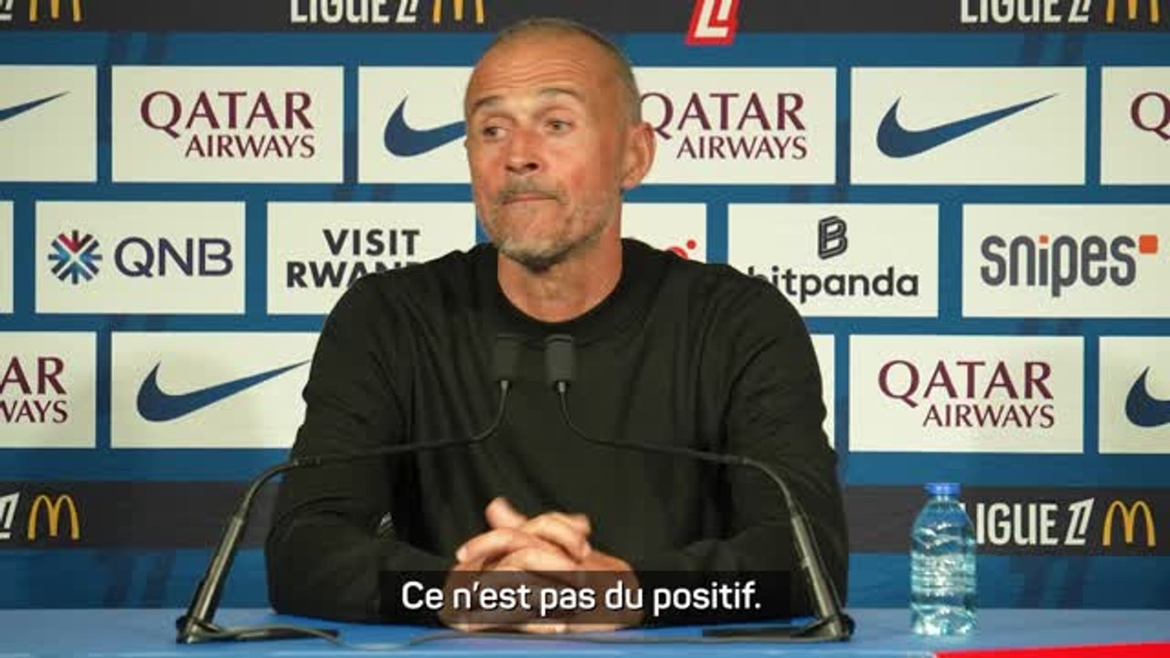 PSG - Luis Enrique : "Pour l'instant, je ne peux rien dire sur les blessures de Kvara et Vitinha"