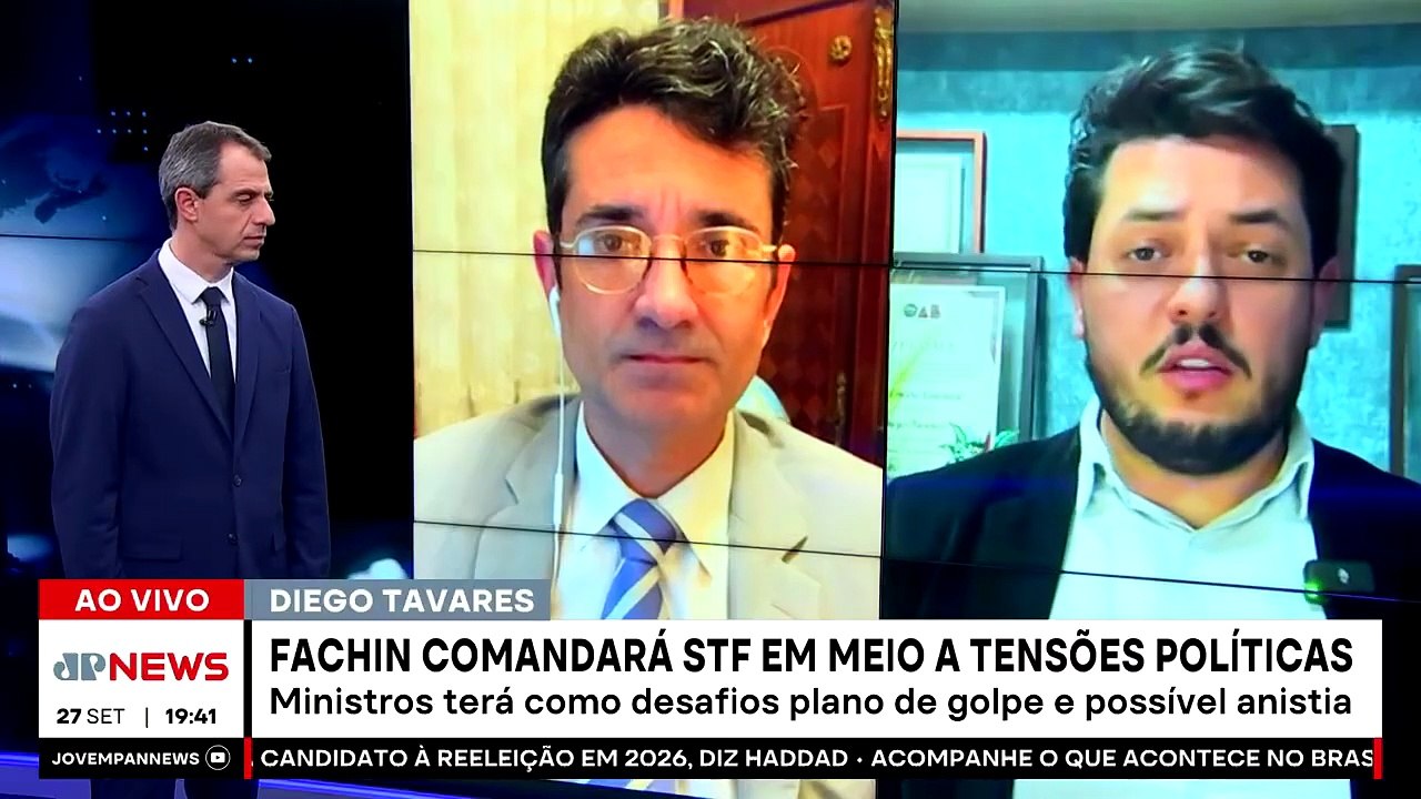 VISTO DO PRESIDENTE DA COLÔMBIA / CASSAÇÃO DE EDUARDO BOLSONARO | JORNAL JOVEM PAN  - 27/09/2025