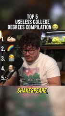 TOP 5 MOST USELESS COLLEGE DEGREES