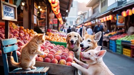 #CuteCat #CatMom Mama Cat Finds Sick Kitten in Dragon Fruit Garden & Heals with Love and Warm Meals 🍲🐾🐉