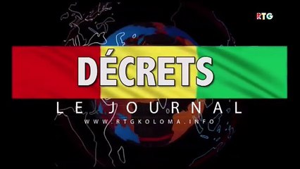 Décret du président de la transition général Mamadi Doumbouya