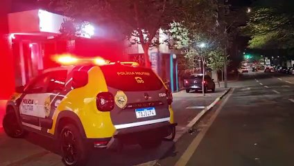 Discussão após batida de trânsito termina com agressão a facão no Centro de Cascavel