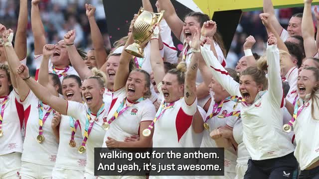'Written in the stars' - England reflect on Rugby World Cup glory