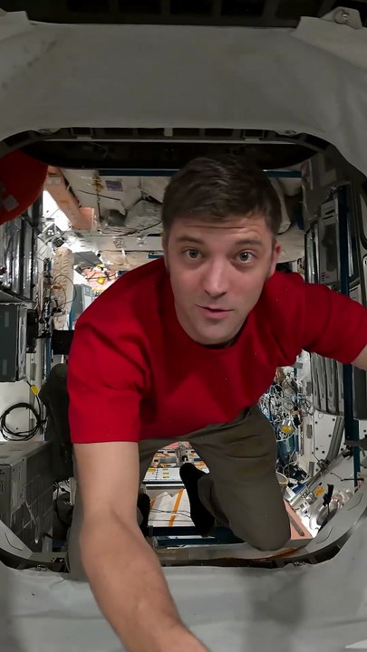 Astronaut Matthew Dominick Flies Through The International Space Station NASA