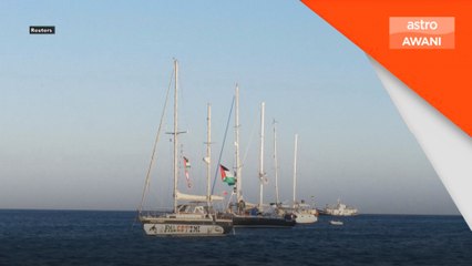 Flotila bantuan ke Gaza kini 463 batu nautika dari wilayah dikepung Israel