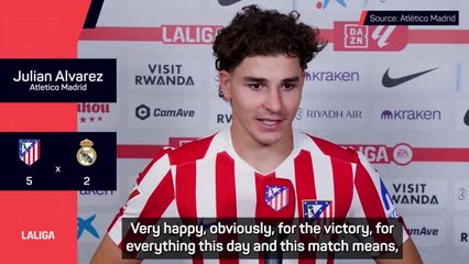 Atletico 'on the right track' - Goalscorer Alvarez after huge win over Real Madrid