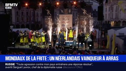 Championnat du monde de la frite: un Néerlandais remporte le premier prix à Arras