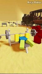 When Noob sees a girl at the gym ☠️ PT7 - Roblox Dead Rails _robloxanimation(480P)