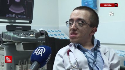 Ankara'da 'doktorluk' hayalini gerçeğe dönüştürdü