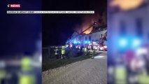 Orne : important incendie au château de Médavy