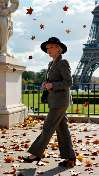 Elegant Fall-Winter 2025 Fashion for Women Over 60 in Paris