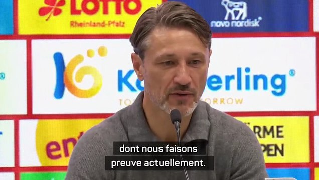 Kovac : Maintenir cette régularité le plus longtemps possible