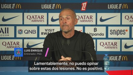 Luis Enrique lamenta las lesiones antes de medirse al Barça