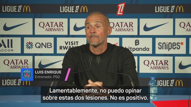 Luis Enrique lamenta las lesiones antes de medirse al Barça
