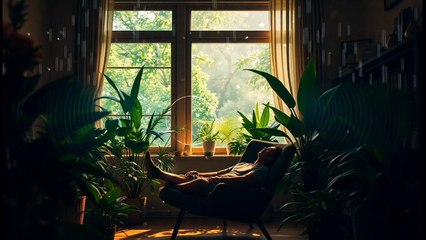 Peaceful Rainy Morning 🌧️🌿