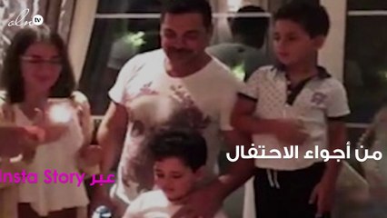 أصالة تحتفل بعيد ميلاد طارق العريان بهذه الطريقة