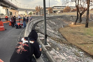 Cierran Puente de la Concordia en Iztapalapa por grieta de más de 100 metros