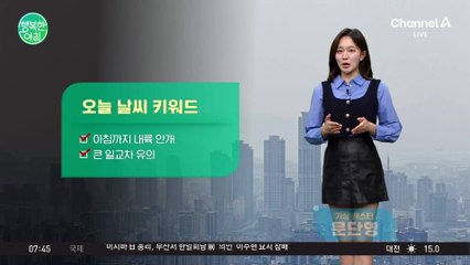 [날씨] 전국 맑음, 연휴내내 흐림