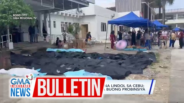 OCD - 60, patay sa magnitude 6.9 na lindol sa Cebu; state of calamity, idineklara sa buong probinsiya | GMA Integrated News Bulletin