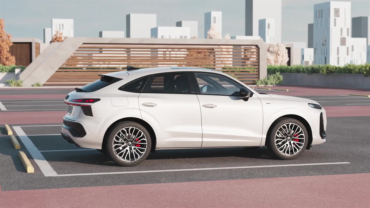 Audi Q3 Sportback e-hybrid 200kW – Fahrwerkstechnologie – Animation