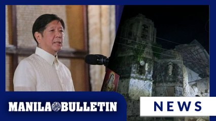 Marcos vows full gov't response after 6.9-magnitude quake hits Cebu