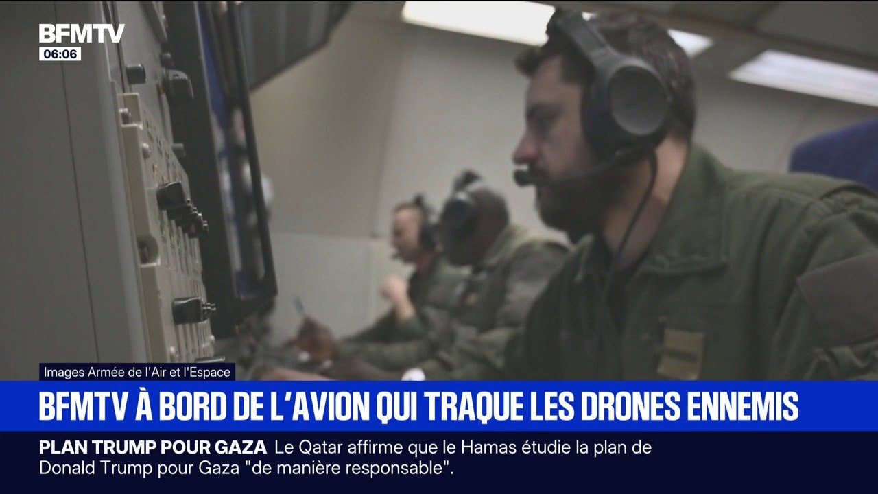 Surveillance: à bord de l'avion qui traque les drones ennemis