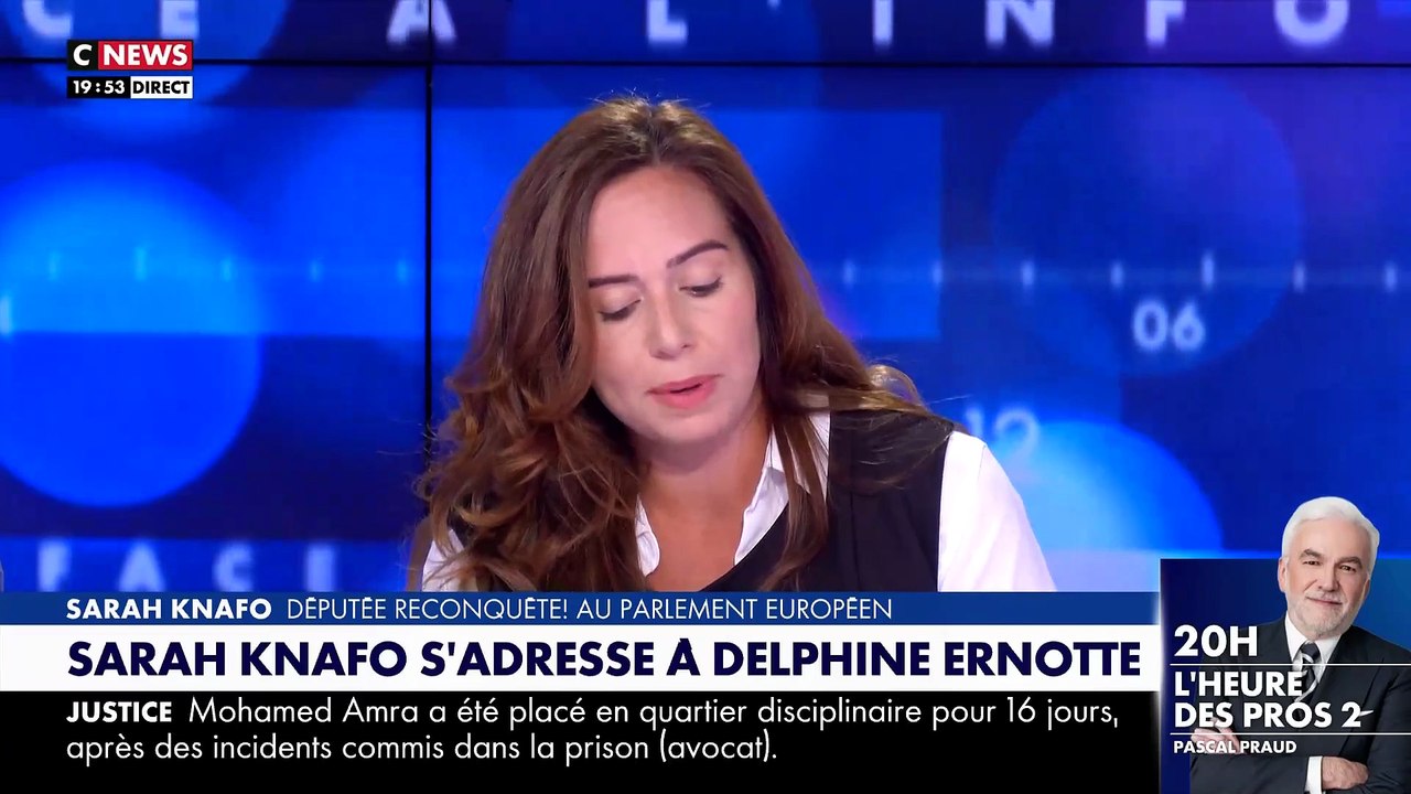 La violente charge, hier soir sur CNews, de Sarah Knafo contre Delphine Ernotte : "Vous détournez de l'argent public à France Télé. Vous avez mis en place un racisme systémique.