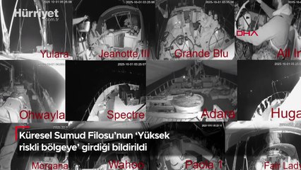 Küresel Sumud Filosu'nun 'Yüksek riskli bölgeye' girdiği bildirildi