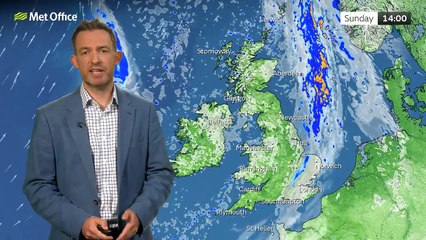 Met Office Sunday Afternoon Weather Forecast 28/09/2025