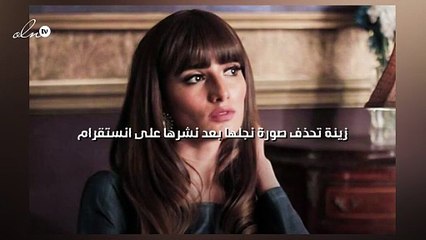 زينة تحذف صورة نجلها بعد نشرها على انستقرام