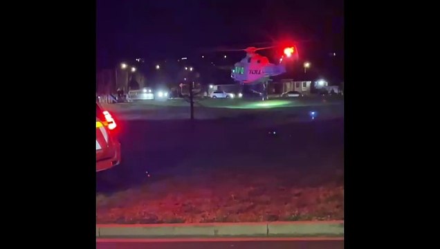 Toll Helicopter at scene in Orange. Footage by Aunty Shan’s Creative Studio