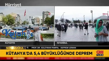 Kütahya'da 5.4 büyüklüğünde deprem