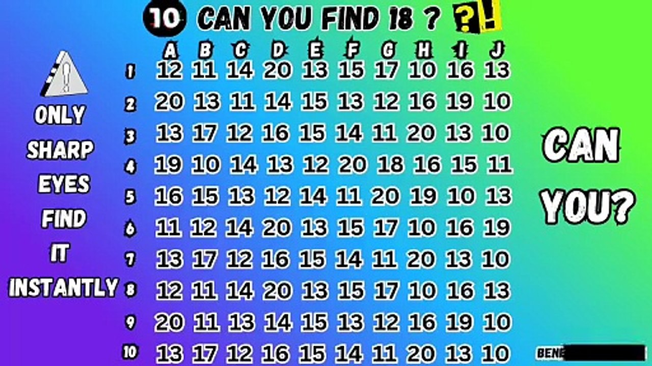 Can you find 18 ? 🔎