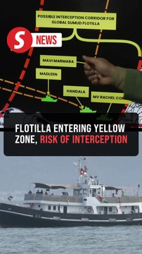 Global Sumud Flotilla entering yellow zone, faces high risk of interception, says Fahmi