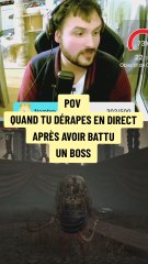 Quand tu derapes complètement après avoir battu un boss sur Elden Ring...