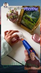 DIY Ribbon Rose 🌹 | Elegant Gift & Home Décor Idea Who knew a simple ribbon could bloom into something this stunning? 🌹✨ Perfect for gifts, hair accessories, or a touch of charm at home — this DIY is pure magic! Follow Craf Reacts | DIY videos | crafts