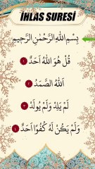 ihlas suresi