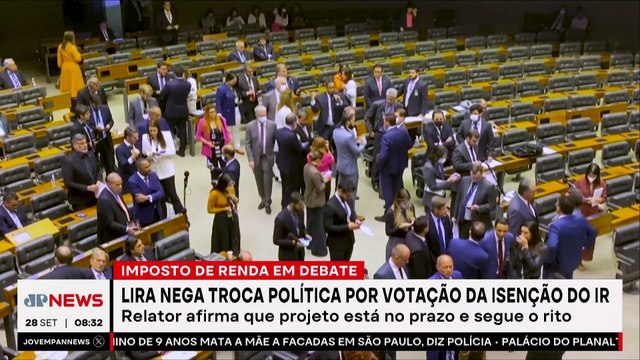 Lira nega troca política por votação da isenção do Imposto de Renda
