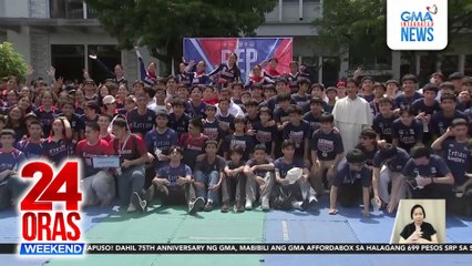 Pep rally ng Letran, big boost para sa Knights na unang sasabak sa NCAA 101 basketball | 24 Oras Weekend